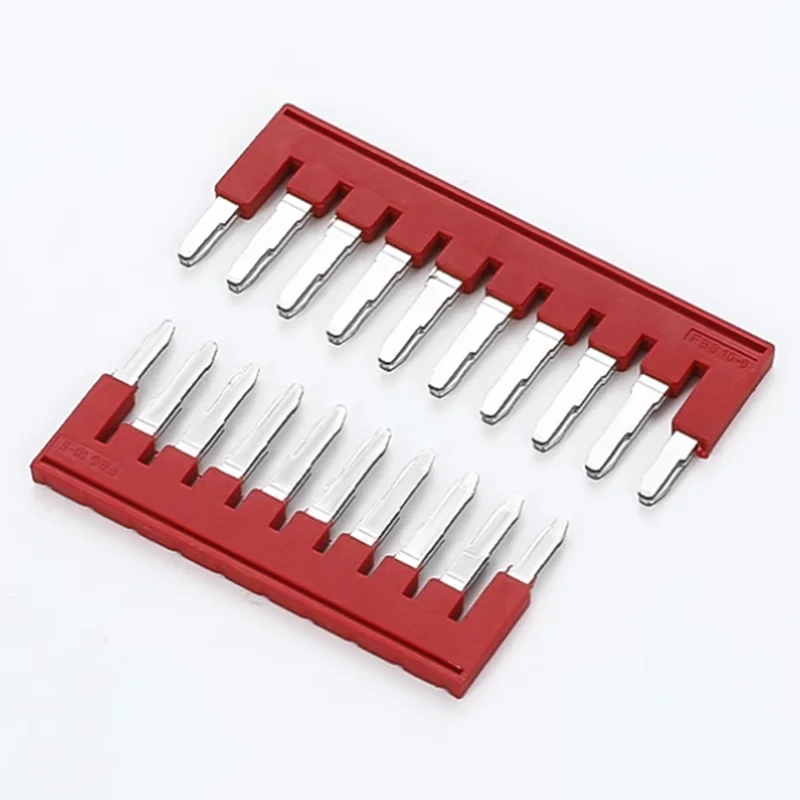 FBS Automobile Short-Circuit Strip PT4 Terminal Block Connection Copper Strip Parallel Busbar Bridge Components ST/PT/UK FBS10-6