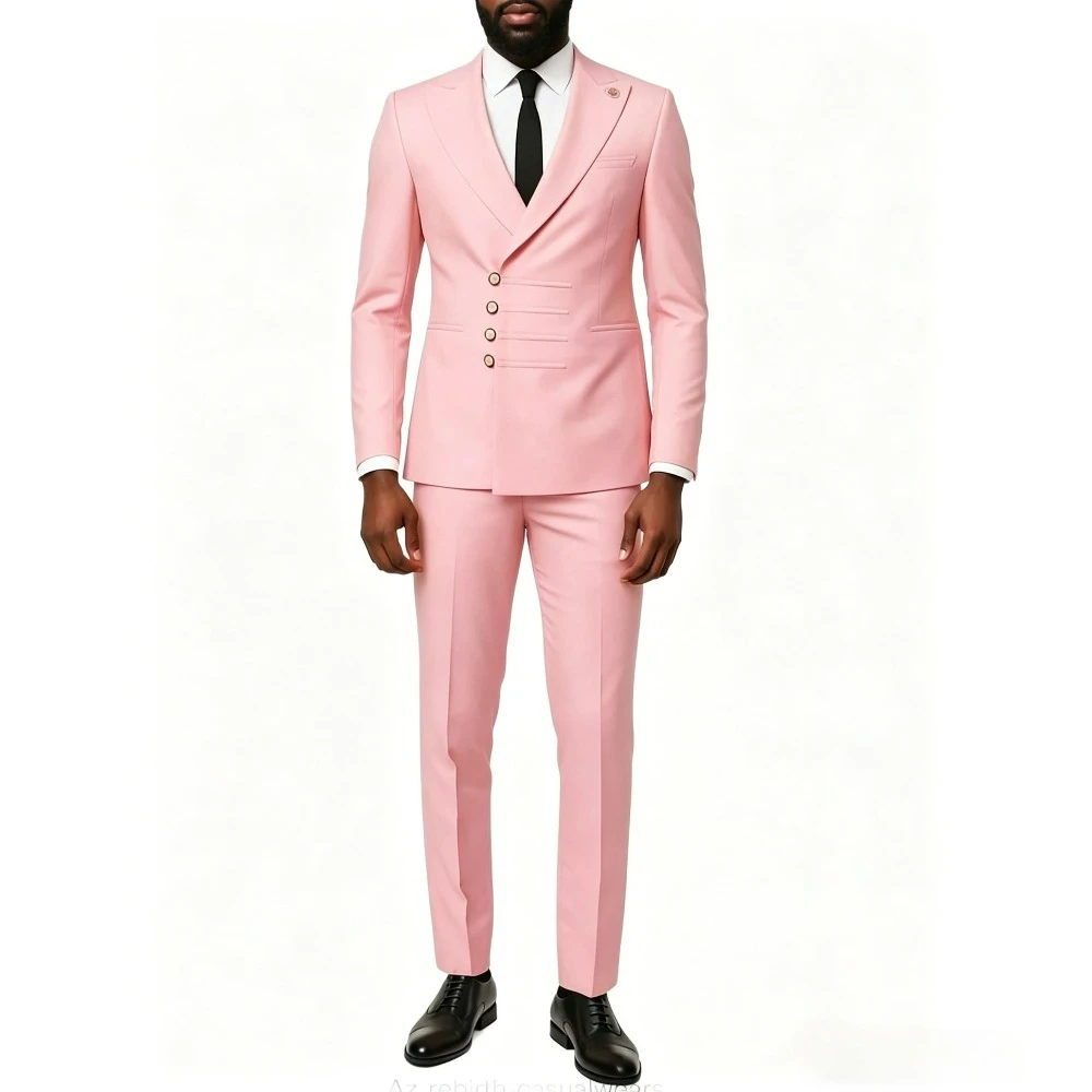 

Slim Fit Men Suits Wedding Tuxedo for Men Formal Blazer Pants Set Elegant Groom Suit for Prom Party Business Special Occasion