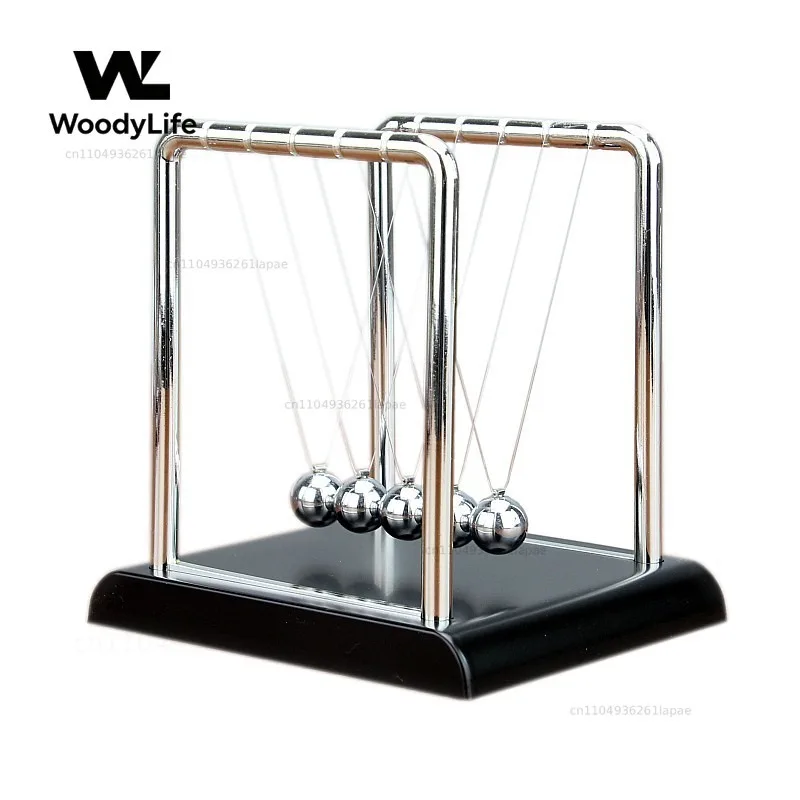 Square T-shaped Newton pendulum, permanent motion meter collision ball Newton billiards home improvement