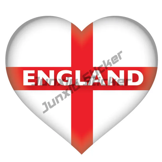 

ENGLAND HEART ENGLISH Flag, Car, Van Decal Sticker