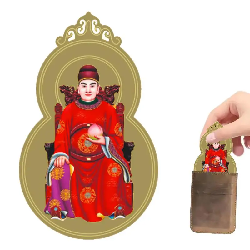 2027 Tai Sui Feng Shui Gold Prayer Card Safety Exorcism Blessing  Lucky Charm for Student Exam Success Gift