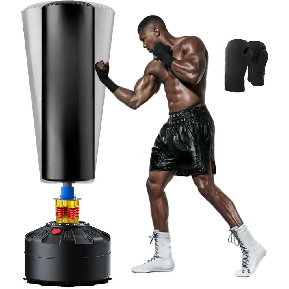 

Punching Bag 70" With Boxing Gloves Heavy Boxing Bag With Stand for Adult Teens Sand Training Box Professional Speed Punch Body