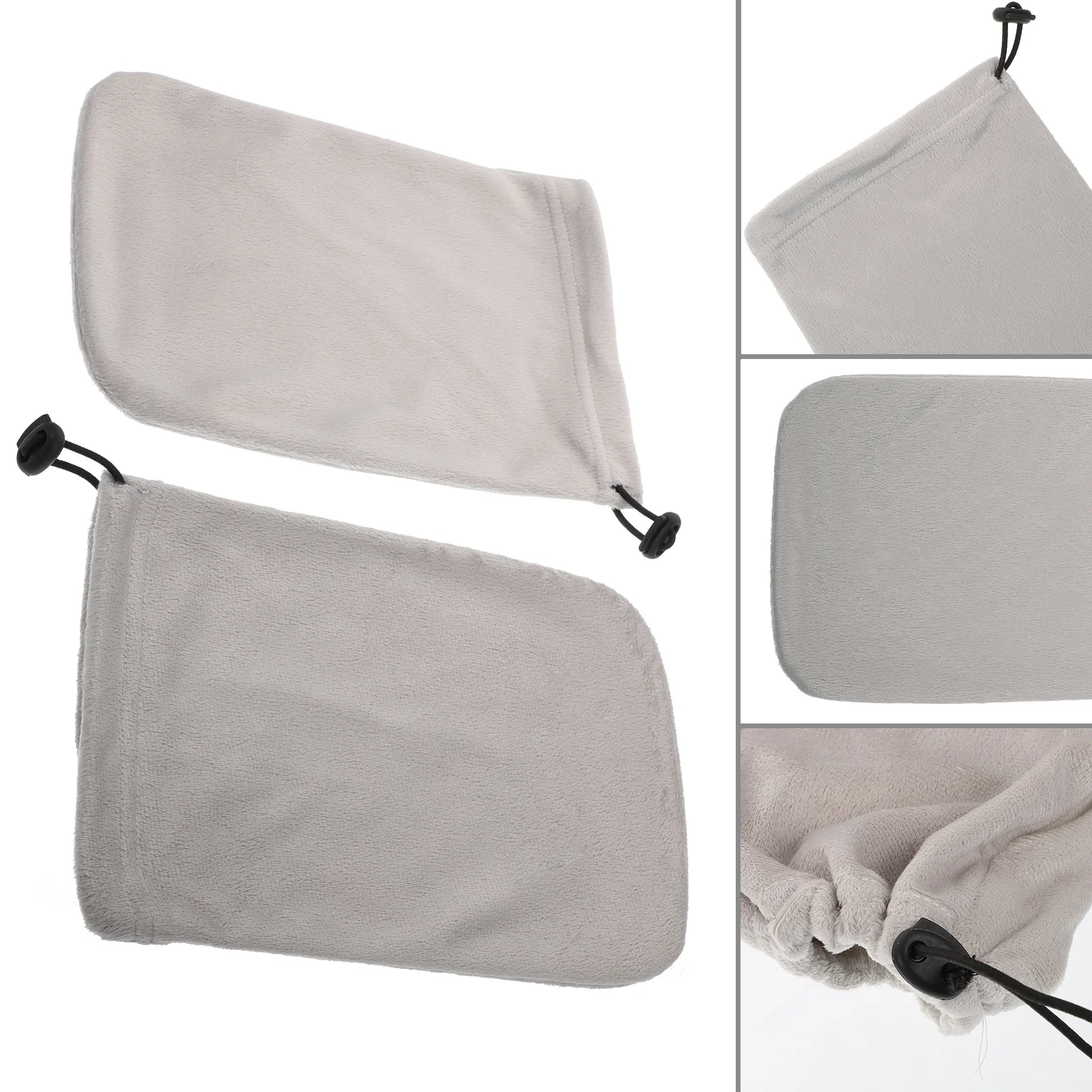 

Moisturizing Cotton Wax Therapy Mittens Hand Paraffin Wax Mitten Cover Gray Therapy Mitts 1 Pair