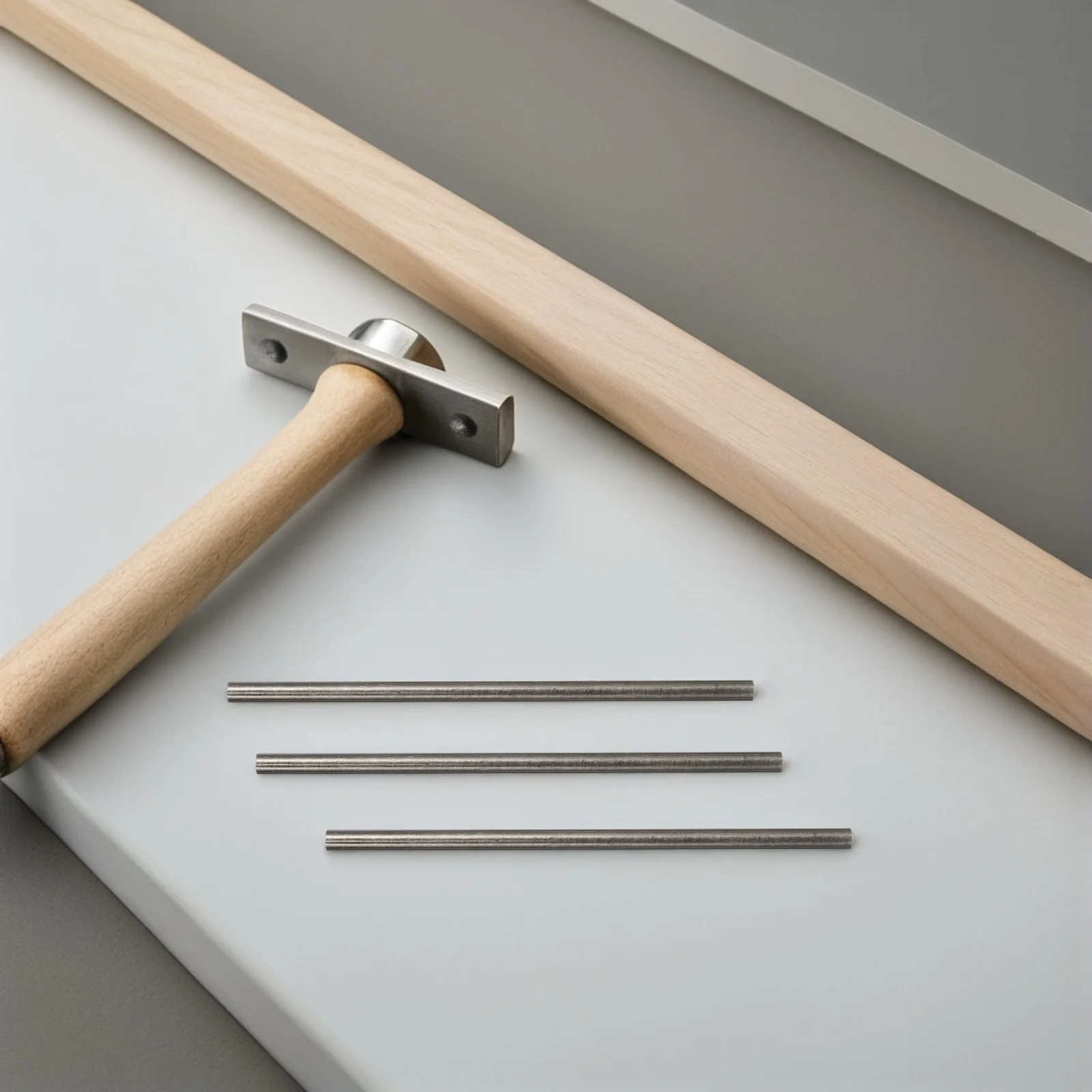 

4Pcs Copper Rivets Knife Handle Pins 4Mm Solid Rods DIY Knife Handle Construction Upgrade Pins Fasteners for Cutlery