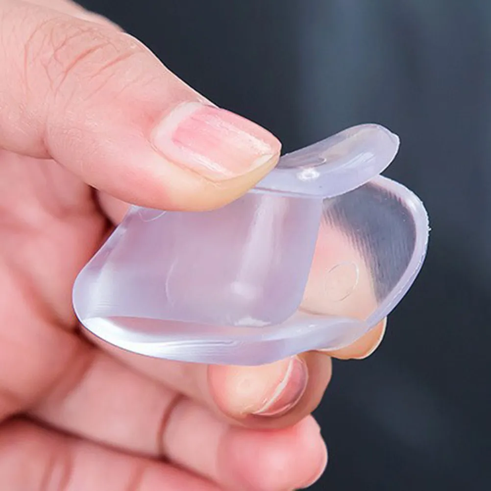 

Heart Shape Transparent Baby Corner Guards Set for Tables Desks Dressers Cabinets Safe Flexible Bumper Protector for Crawling