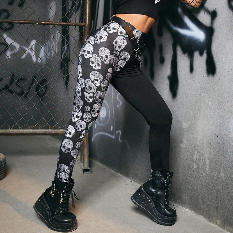 ين ويانغ-بنطال ضيق بهيكل عظمي مطاطي عالي ، بنطلون قدم صغير ، أرجل ضيقة ، موضة ، أوروبا والولايات المتحدة ، جديد ، بيع