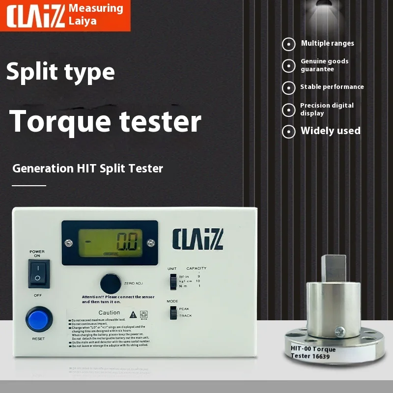 Claiz HIT-10/20/50 High Torque Digital Display Electric Batch Torque Meter Split Wind 220V 1-Year Warranty for Machine Use