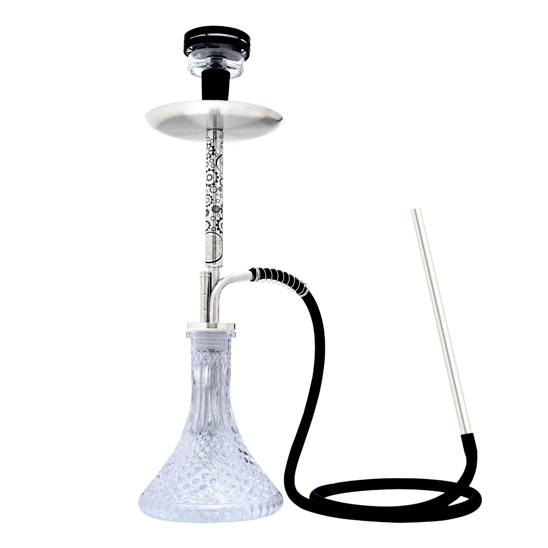 

Stainless Steel Arabian Shisha Full Set, High-end Single Pipe Bar Hookah, Smoking Accessories, Chicha Narghile, Complete Gift