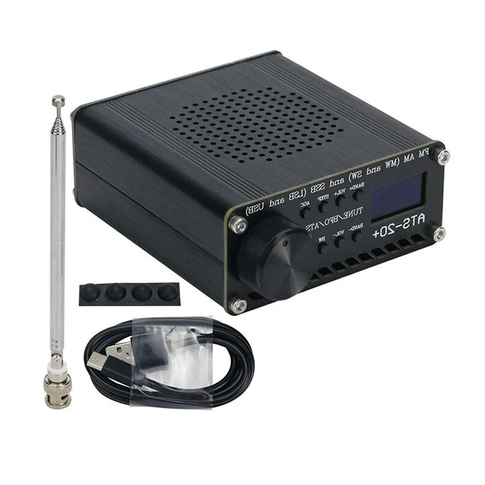 AM FM SSB Receiver 3.50*4.21*1.61 Inches ATS-20 Plus Radio Audio Bandwidth Filter Tuner Technology DAB Camping Use Home Audio