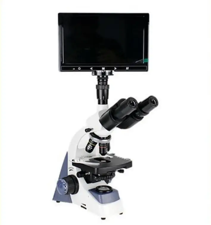 XSP500 40-100X Lab Trinocular Digital Microscope W/ LED 10.1