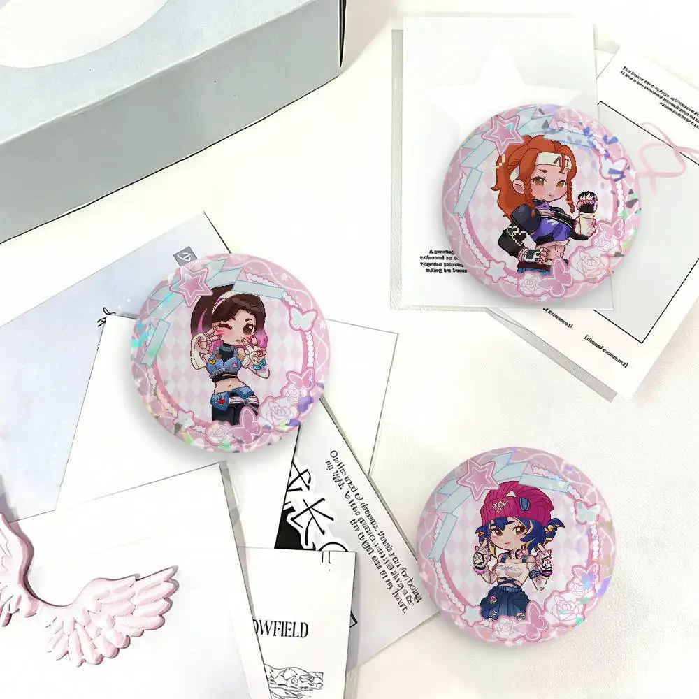 Game O-Overwatch Laser Badge Clothes Backpacks Hats Accessories Gifts For Children Friends Fans Collectibles