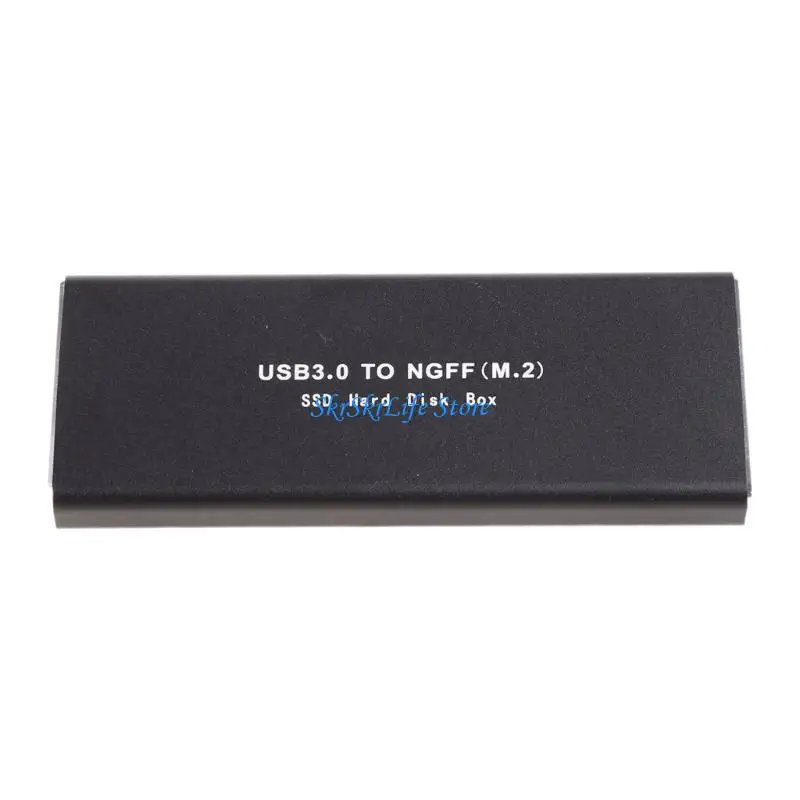 

E65E for M.2 NGFF to USB 3.1 Type-C SSD Mobile Hard Disk Box Adapter External Enclosu