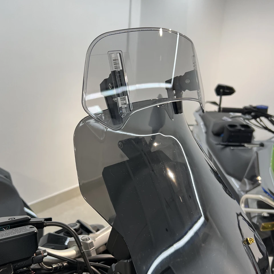 Pare-Brise Moto Réglable 280x105 Mm – Déflecteur Vent Universel En ABS Transparent, Clip Facile Pour Vélo De Course