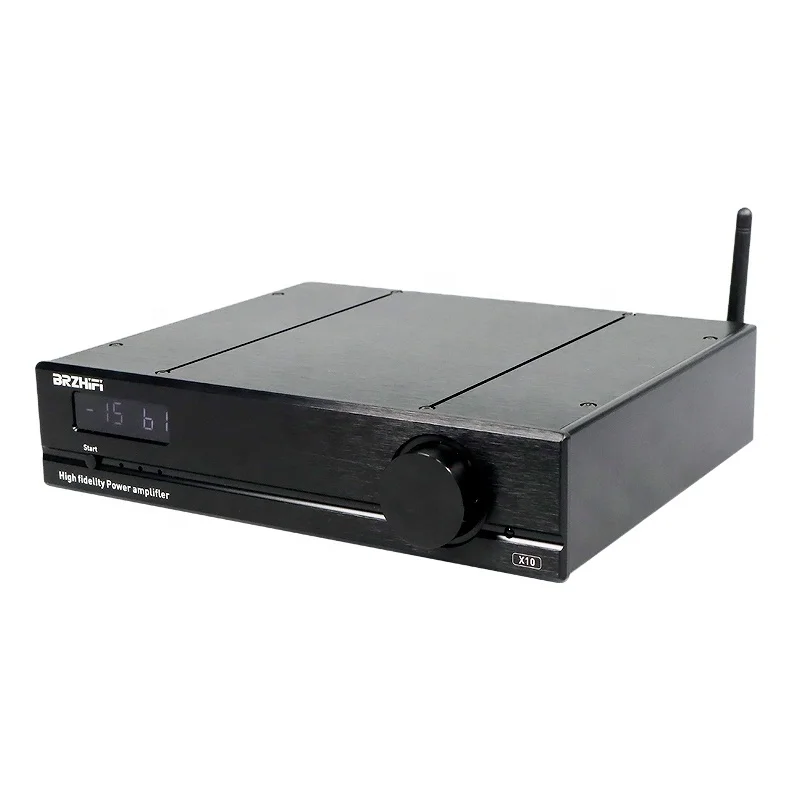 Audio HIFI X10 New Amplifier Stereo APTX BT 5.0 TPA3251 PCM5102A Decode 300Wx2 High Power Digital Amp USB RCA DAC Ampli