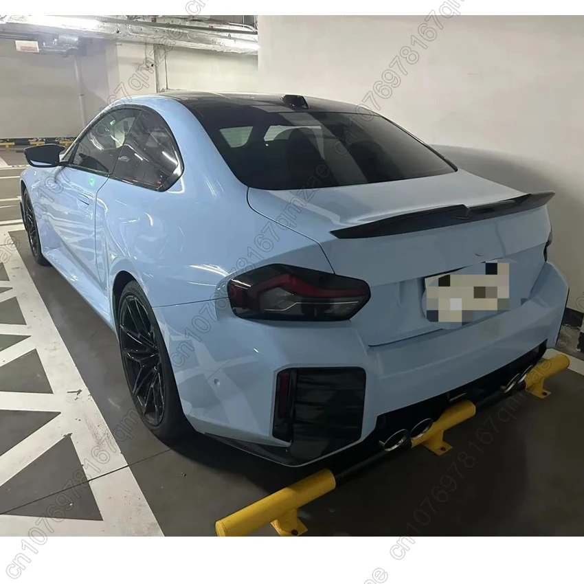 Car Rear Side Bumper MP Style For BMW Double Door M2 G87 2023-2024 ABS Lower Air Vent Cover Tuning Splitter Diffuser Trim