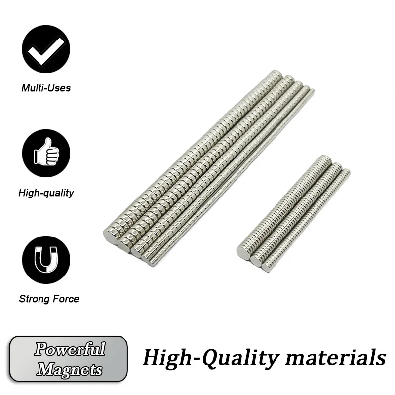N35 Super Powerful Round Magnet 2x1 2x2 3x2 4x2 5x2 6x2 7x1 7x2mm High Strength Round Neodymium Magnet NdFeB N35 Permanent Power