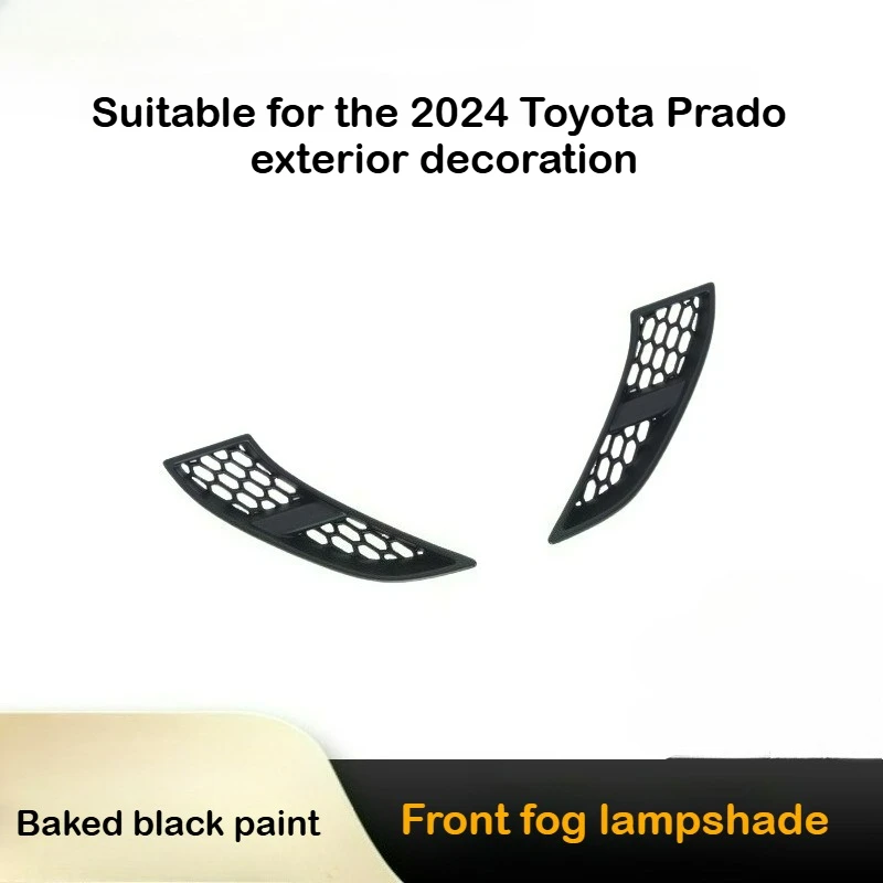 

For 2024 Toyota Prado Front Fog Light Frame Lower Decorative Strip Special Exterior Decoration