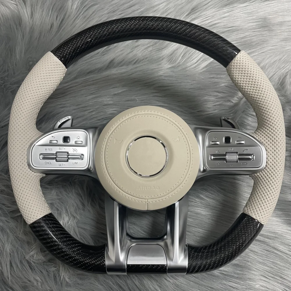 For Mercedes-Benz AMG A-Class B-Class C-Class E-Class S-Class 05-22 Full Series Customized Carbon Fiber Steering Wheel Assembly