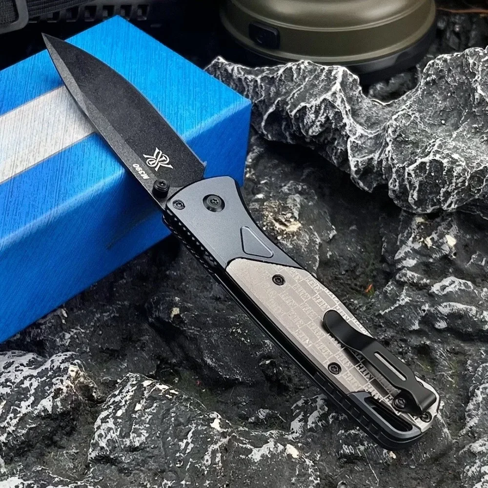 535 سكين للفرد D2 شفرة مقبض ألمونيوم جودة عالية سكينة للاستعمال الخارجي سكينة سرفايفل المحمولة سكين تخييم EDC سكين جيب