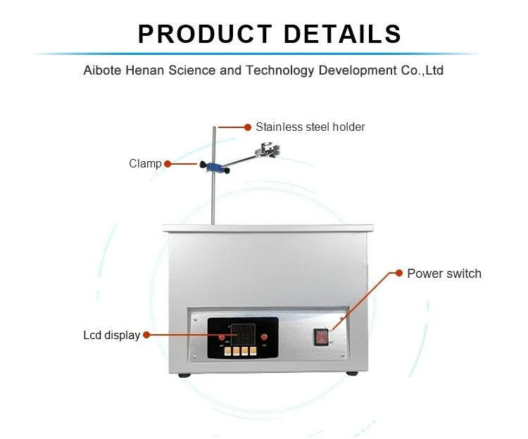 20L Laboratory Digital Display With Magnetic Stirrer Heating Mantle