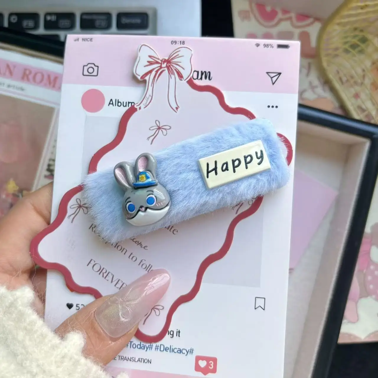 10 قطعة جديد لـ Zootopia2 مقاطع الشعر والاكسسوارات دبابيس الشعر للأطفال للعصابات والشعر القصير BB مقاطع وبطاقات الشعر Kawaii Christmas