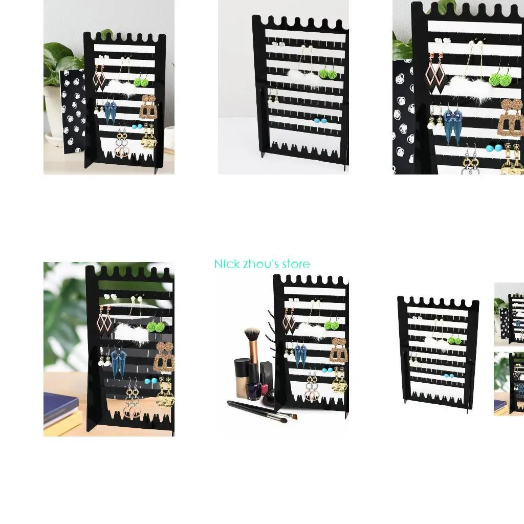 

E15E Pierced Earring Earring Holder for Hanging Earrings Necklace