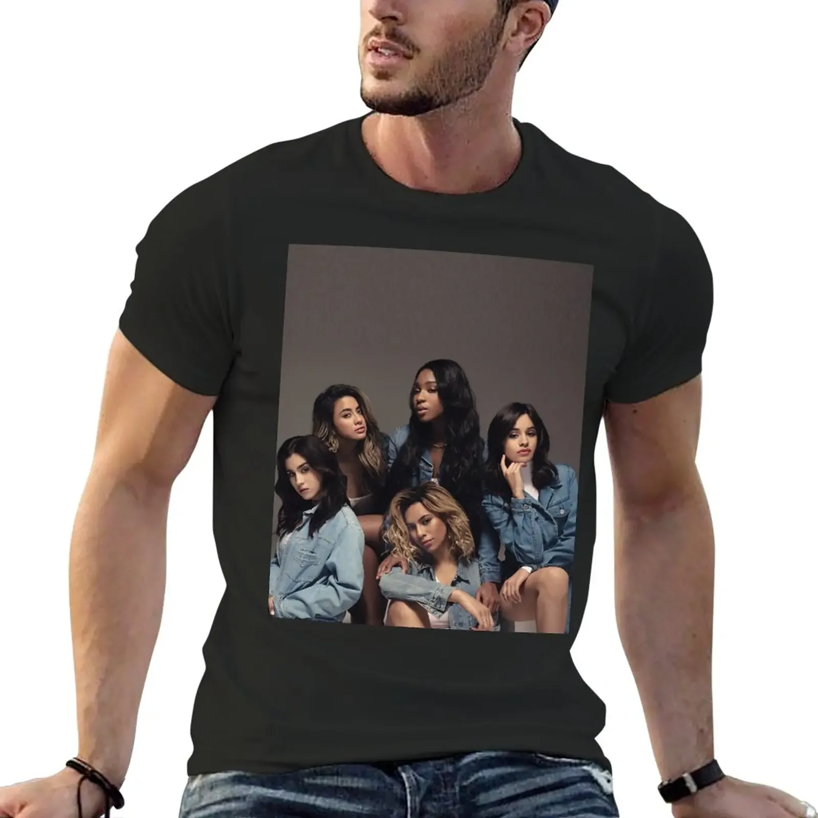 FIFTH HARMONY BILLBOARD T-Shirt korean fashion kawaii clothes quick-drying T-shirt men