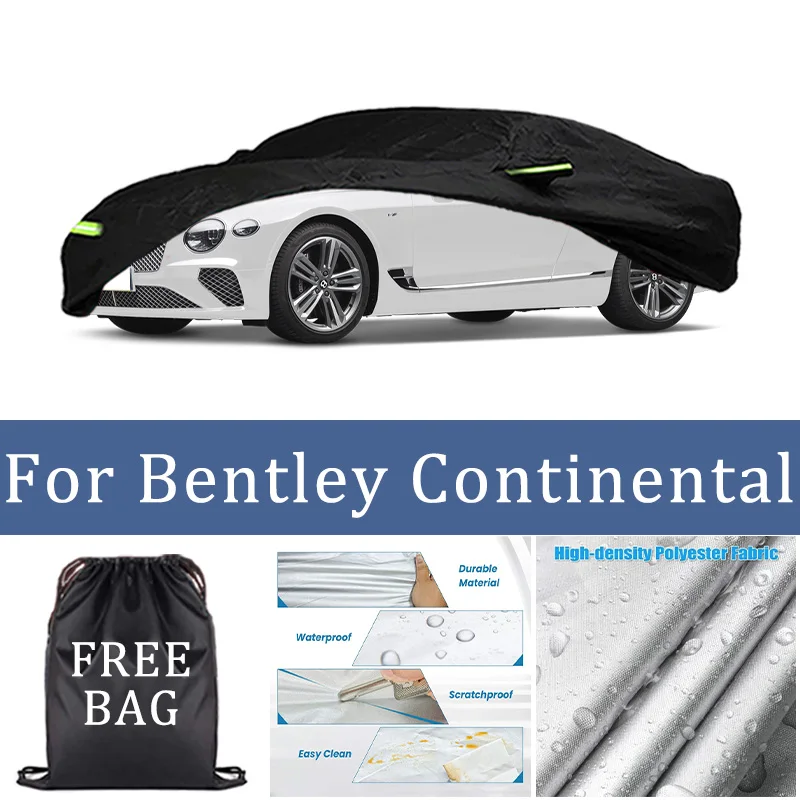 

For Bentley Continental Car Cover Full Covers with Reflective Strip Dustproof UV Scratch-Resistant Sunscreen Protective cover