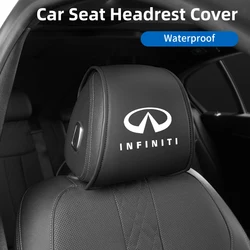 Car Interior Seat Headrest Storage Cover Anti-fouling Neck Pillowcase For Infiniti Q50 FX35 Q30 G37 Q70 QX70 G35 Q60 QX50 QX60 Q