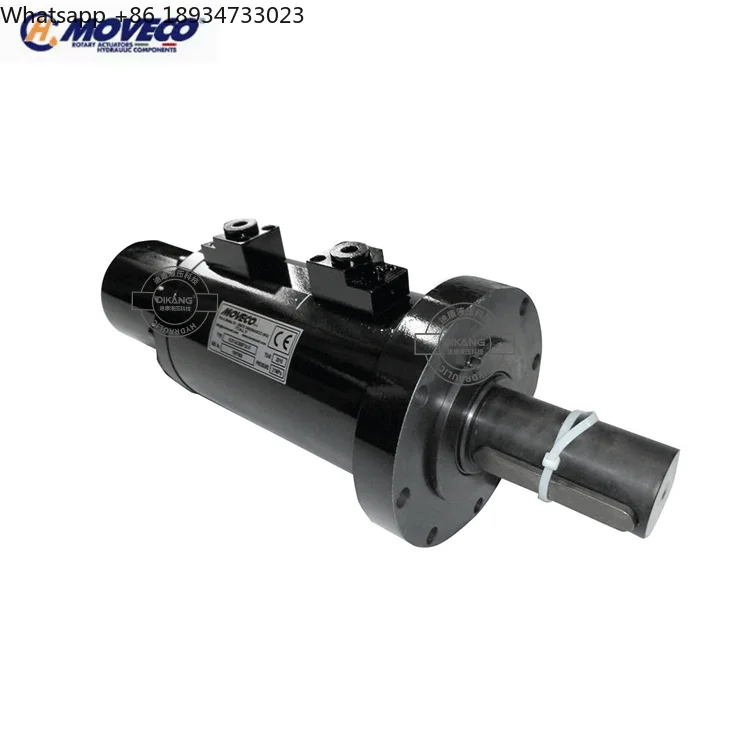 MOVECO Industrial Rotary Actuator Platform Boom Swing Cylinder Wet Sprayer Aerial Work Hard Chrome Plated Steel Double Acting