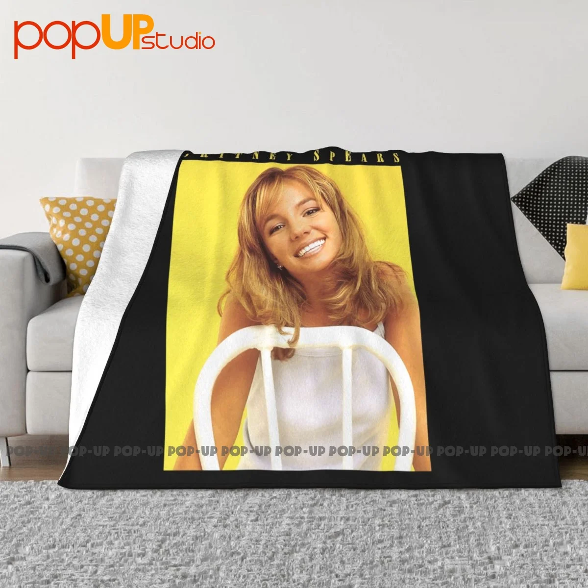 Britney Spears 90S Photo Blanket Quilt Super Soft Decorative Sofa