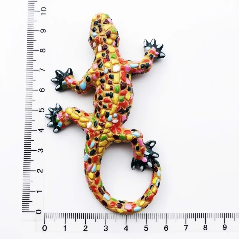 Spain Madrid Resin Fridge Magnet Souvenir Creative Lizard Magnetic Magnets for The Refrigerator 3D Stickers Home Decoration