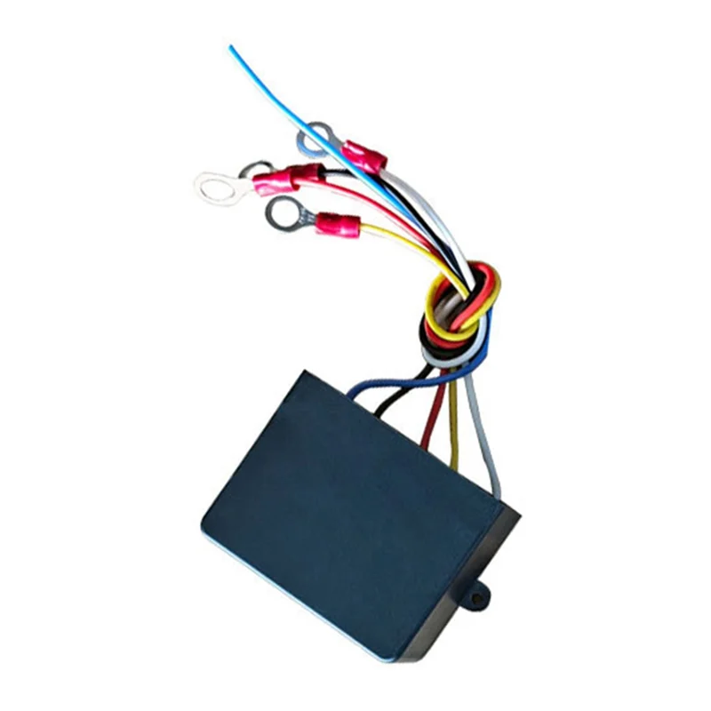ABAG 12V 24V Tahan Air Mobil Nirkabel Winch Listrik Remote Control Plastik Biru + Set Pemancar Manual Truk ATV SUV Truk Vehi