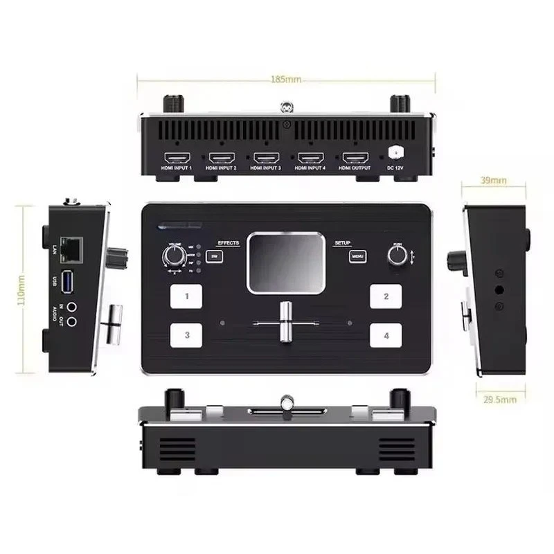 Multi view broadcast mixer is an ideal choice for live video switcher