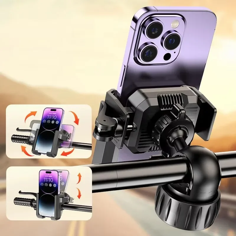 

Безопасный замок для камеры, держатель для телефона на велосипеде, зажим для руля, зажим для телефона для велосипеда, скутера, держатель для телефона на мотоцикле