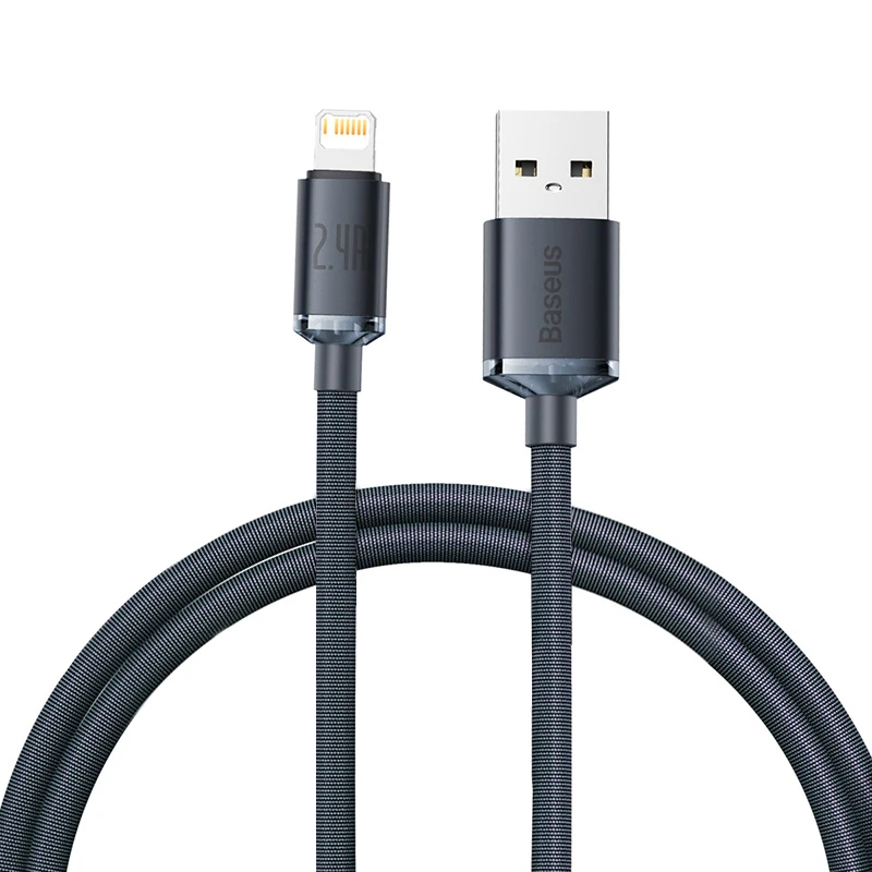 Baseus USB-Kabel für iPhone 14 13 12 Pro Max X XR XS 8 7 6S 6 iPad Schnellladegerät USB-Kabel Mobiltelefonkabel