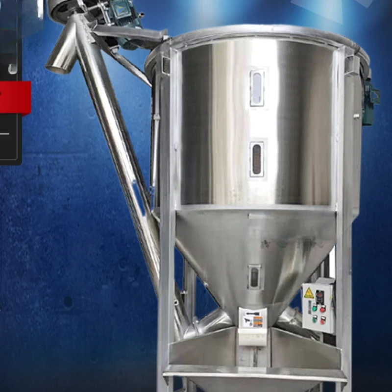 High quality vertical mixer, stainless steel plastic mixer, large plastic mixer, screw feeding mixer