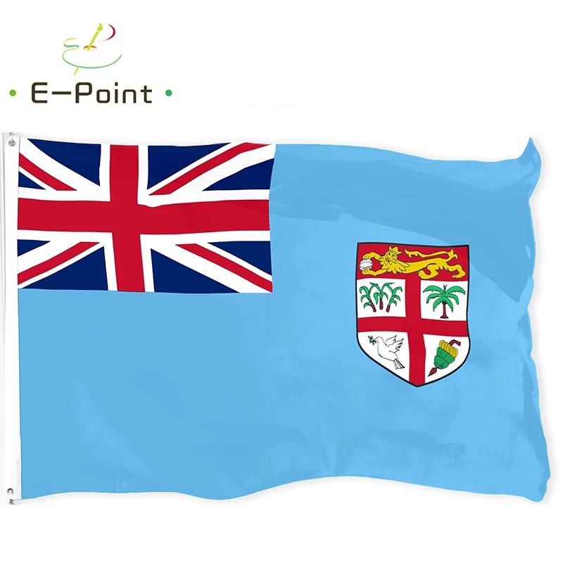Fiji National Country Flag 2ft*3ft (60*90cm) 3ft*5ft (90*150cm) Size Christmas Decorations for Home Flag Banner