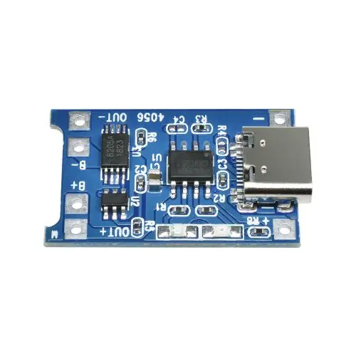 10pcs 5V 1A Type-C Micro USB 18650 TP4056 TC4056A Lithium Battery Charging Protection Board Charger Module + Dual Functions