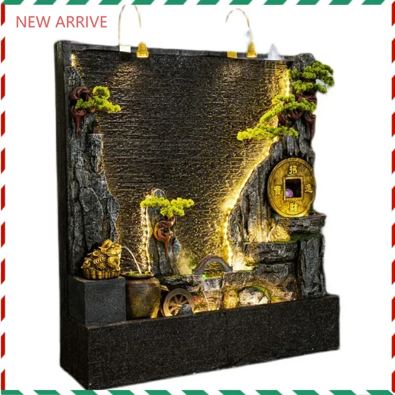 

sscqyltНастенная занавеска с водой, пейзаж с проточной водой, открытое удаление, функция воды, рокарий, орнамент для экрана