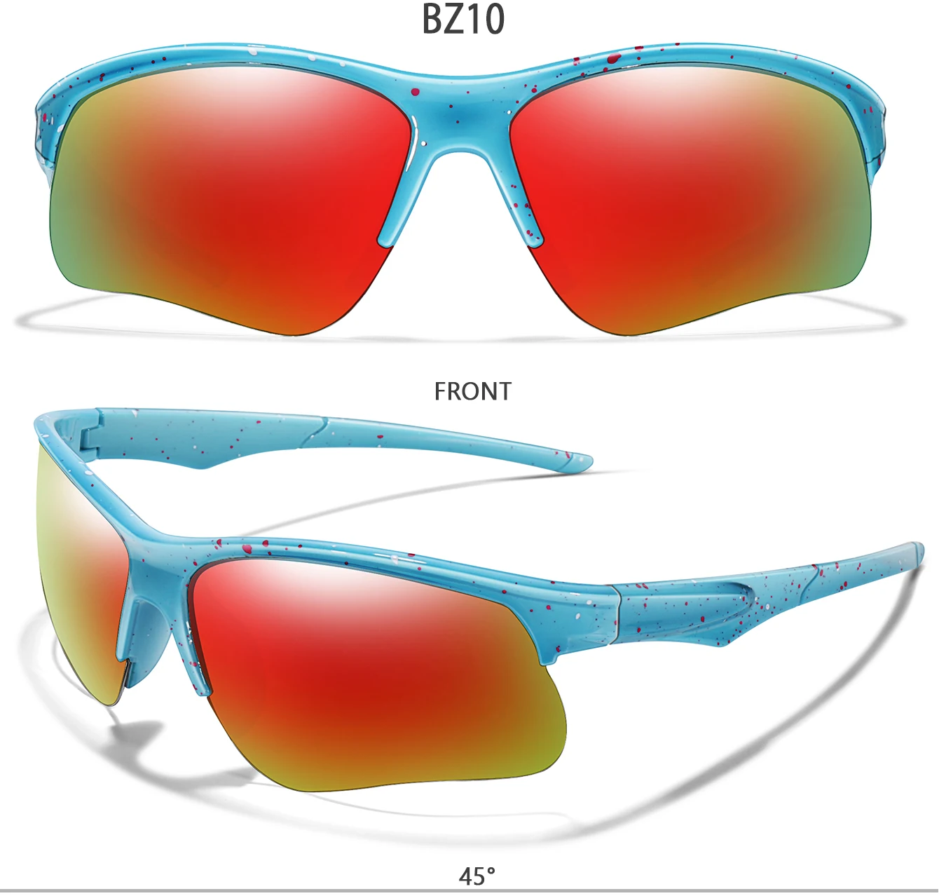 Mode Radfahren Sonnenbrillen für Männer und Frauen Sport Fahrrad Outdoor MTB Fahrrad Brillen Camping Wandern Schutzbrillen UV400 – Detail 13
