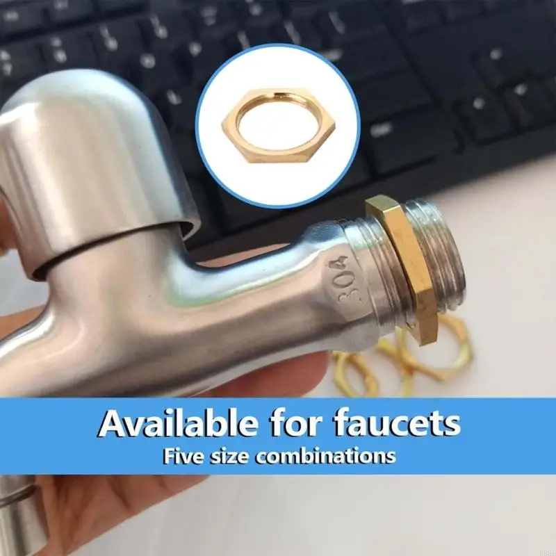 

Пакет из 20 латунных шестиугольников для сантехнических приборов