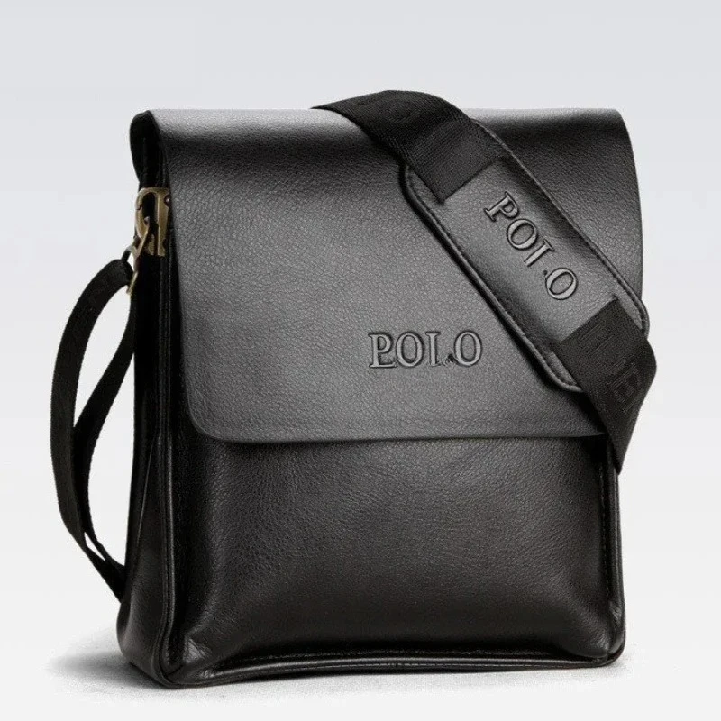 El bolso de hombro de negocios de ocio Polo bolso vertical hombre tendencia bolso de hombro inclinado