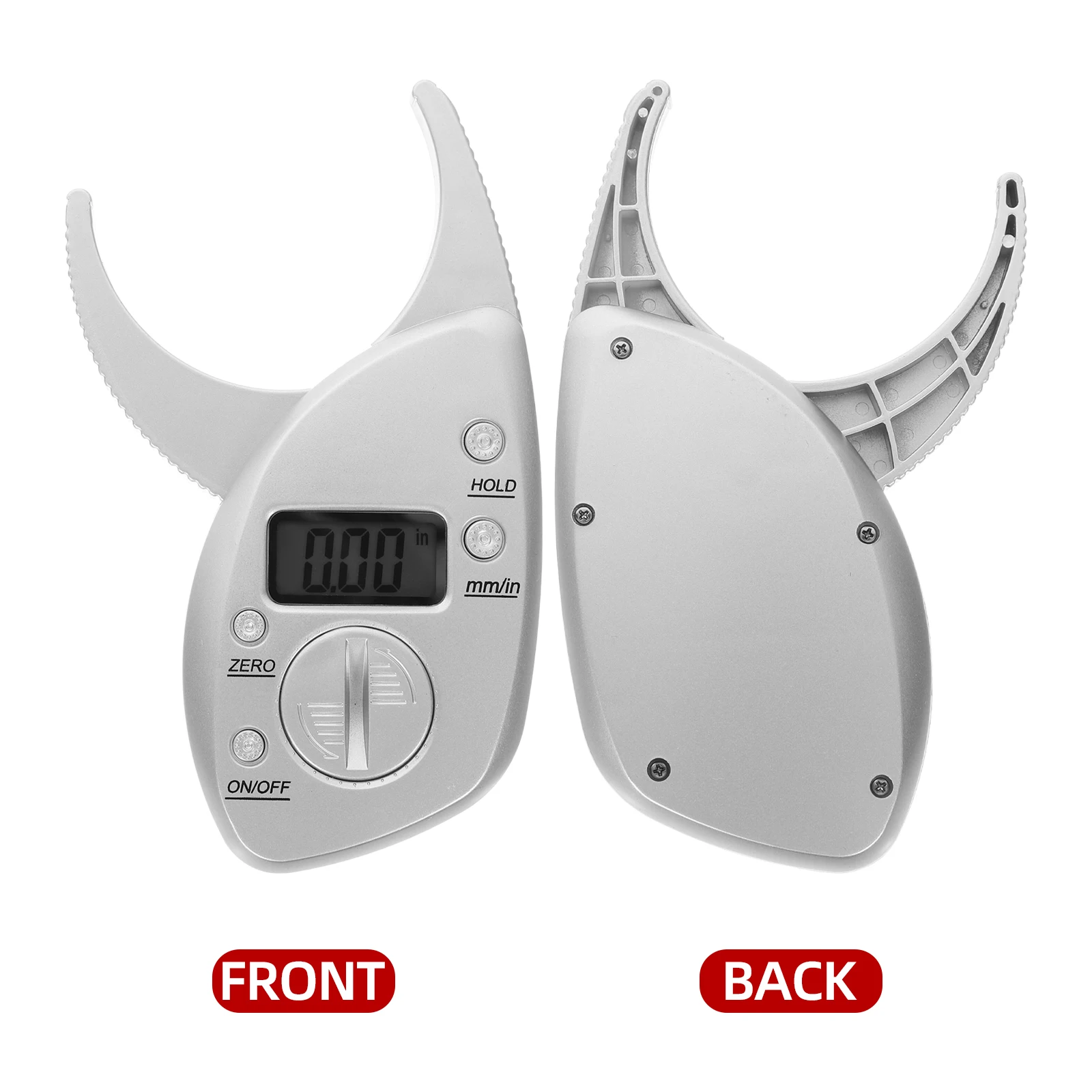 

Digital Body Caliper Analyzer LCD Display White Measuring Tool Accurate Reliable Easy to Use Portable Fat Teller Health Care