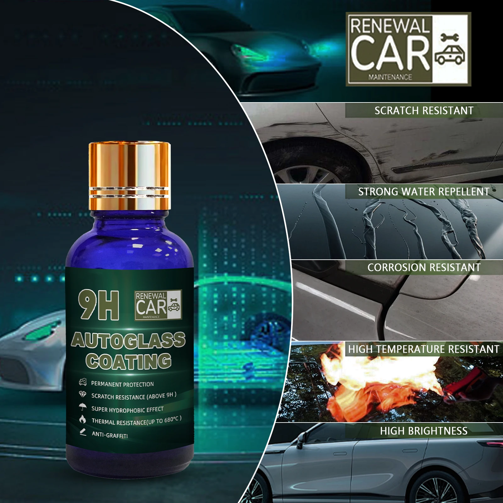 Nano Ceramics Car Coating Kit - Car Ceramic Coating Kit 9H review and price