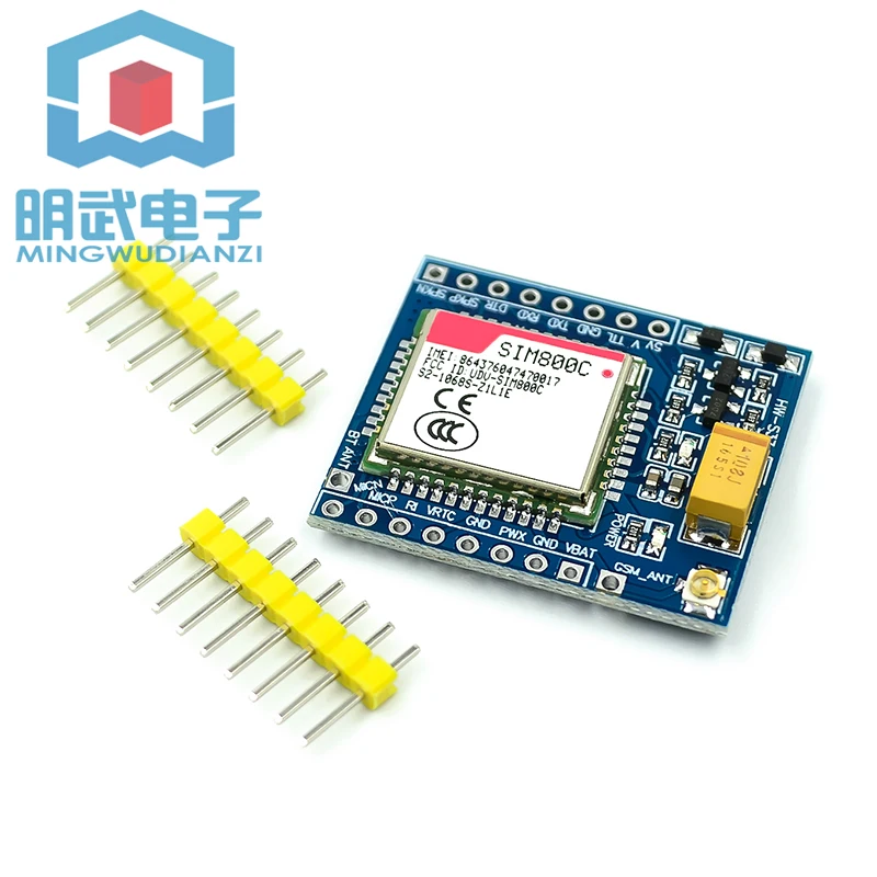 Модуль Sim800c Gsm Gprs 5 В/3,3 В Ttl Адаптация Программа Stm32 C51 с Bluetooth и Tts