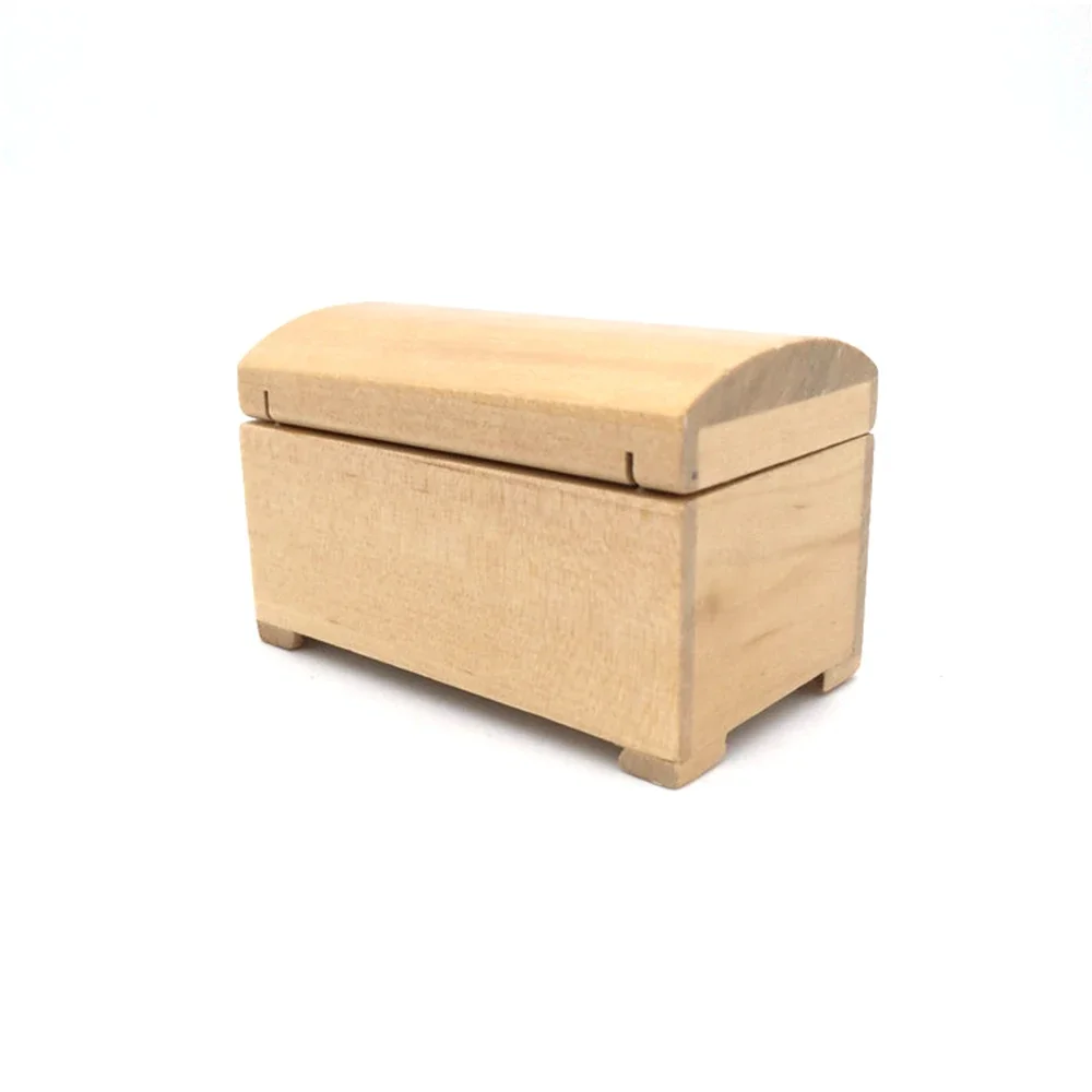 1/12 Dollhouse Miniature Wooden Storage Box Model Toy for Doll House Accessories Decoration ob11 bjd