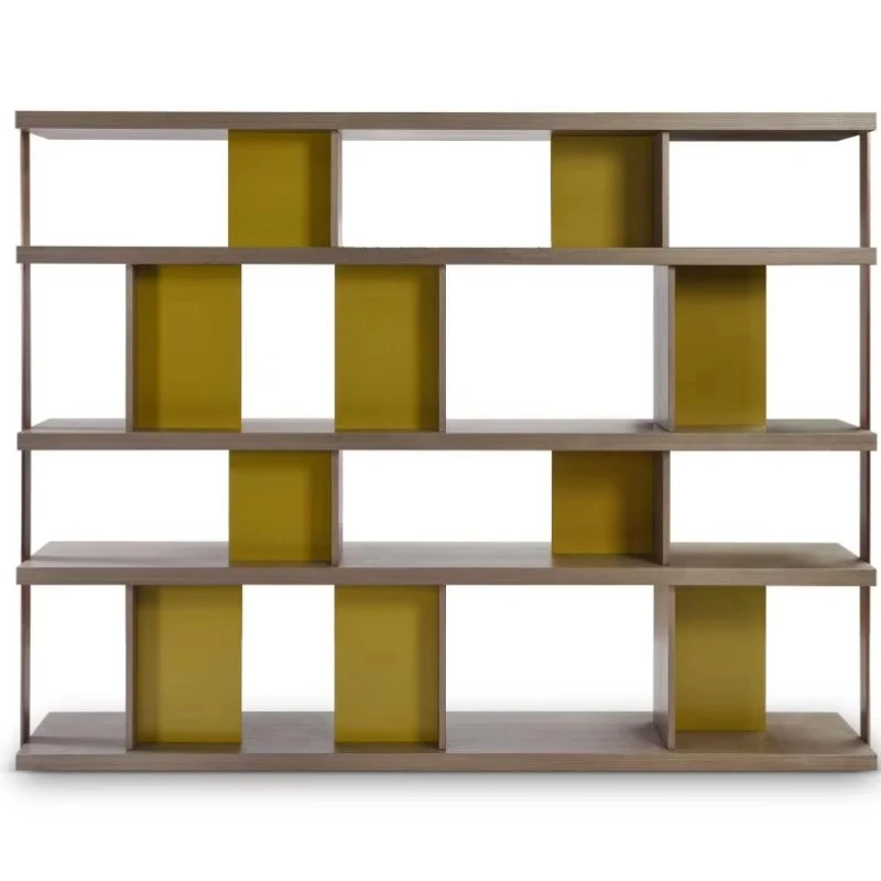 

Italian simple bookshelf modern simple bookcase display combination cabinet custom bracket large bookcase