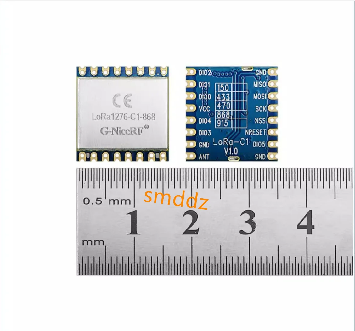 1 piece, integrated wireless module | - SX1278/SX1276, wireless LORA spread spectrum Lora-C