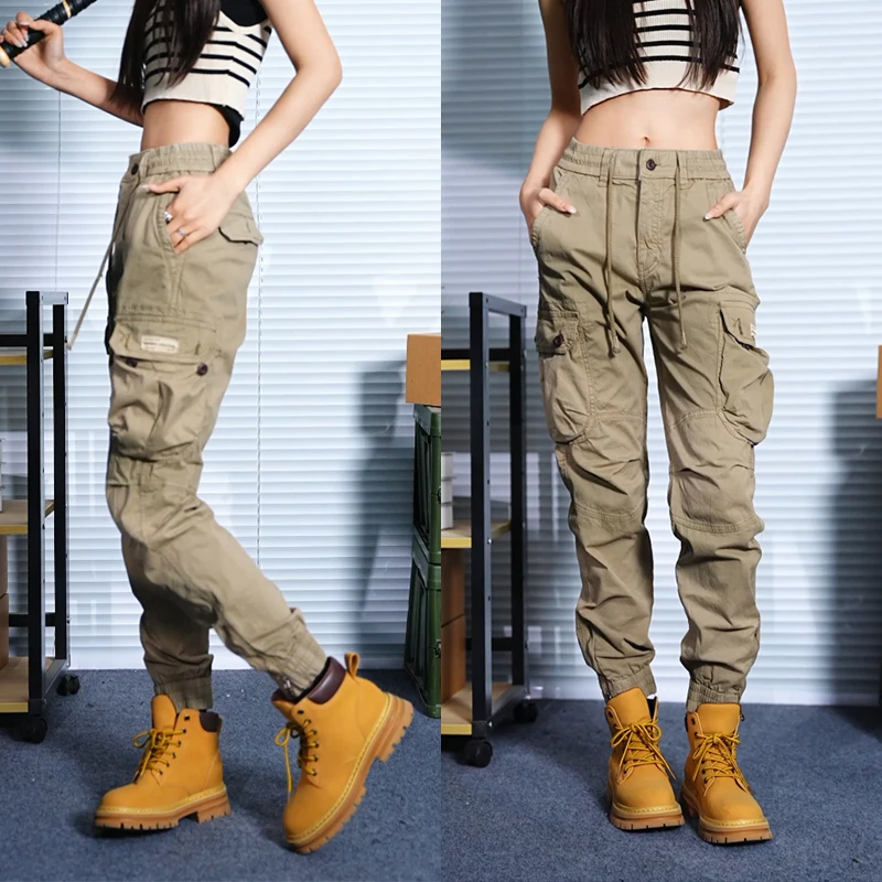 

Мужские летние повседневные брюки из высококачественного американского хлопка свободного кроя, универсальные, в стиле пэчворк, с отворотами